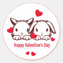 Adesivo Redondo Clássico do Dia dos Namorados Cora