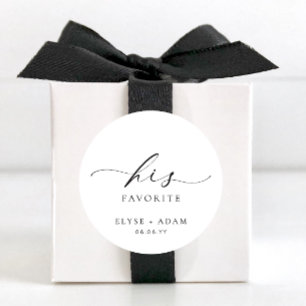 Adesivo Redondo Clássico Ellesmere Seu Favorito Fa