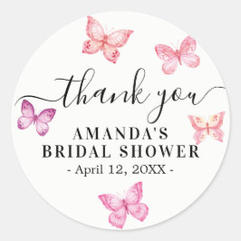 Adesivo Redondo Clássico Favor Agradecimento Borbo