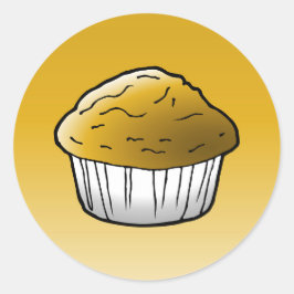 Adesivo Redondo Clássico Muffin