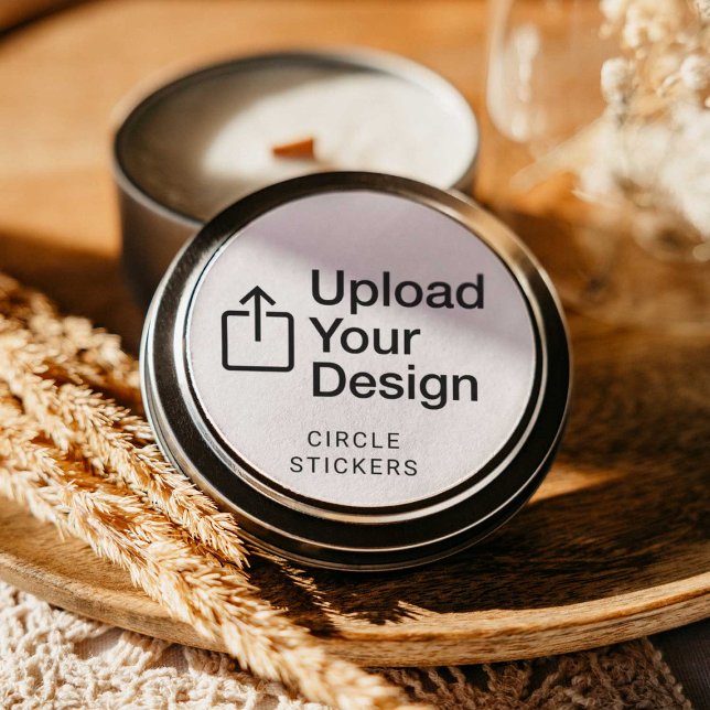 Adesivo Redondo de 1,5" ou 3" (Criador carregado)