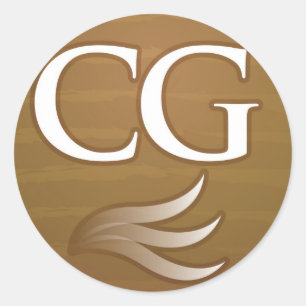 Adesivo redondo de Geeks de cigarro