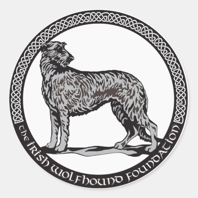 Adesivo redondo do do logotipo IWF (Frente)