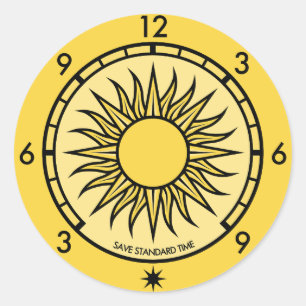 Adesivo redondo do logotipo SST com texto