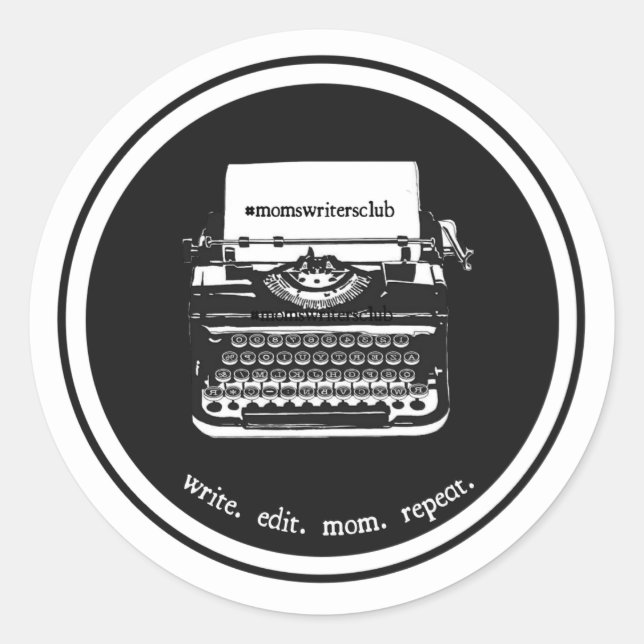 Adesivo redondo grande - conjunto 6 (Frente)