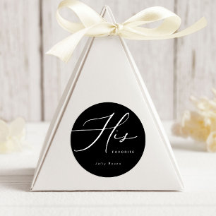 Adesivo Redondo Minimalista Moderno Favorito Dele