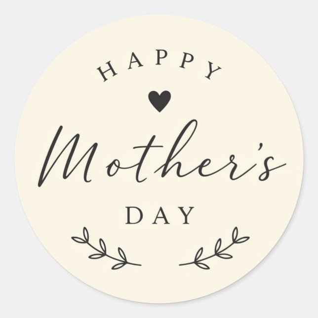 Adesivo Redondo Mother's Day Classic (Frente)