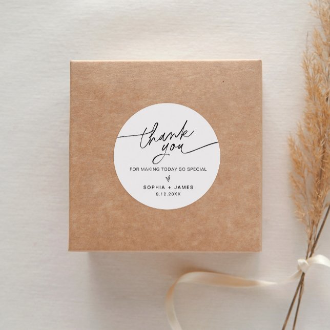 Adesivo Redondo Obrigada EVERLEIGH (Criador carregado)