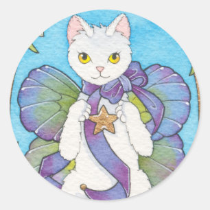 Adesivo redondo otimista