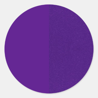 Adesivo Redondo Personalizado – Roxo Sólido e Ruíd