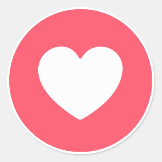 Adesivo Redondo Reação Amei