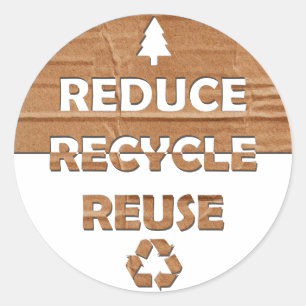 Adesivo Reduza reusar do reciclar
