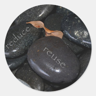 Adesivo reduza rochas do recyle reusar