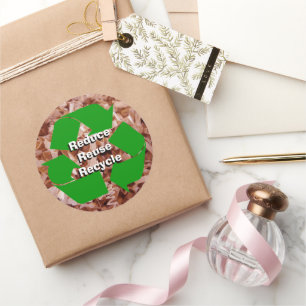 Adesivo Reduzir, Reutilizar, Reciclar