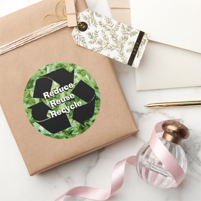 Adesivo Reduzir, Reutilizar, Reciclar (Presentear)