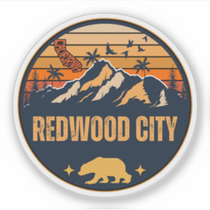 Adesivo Redwood City, Califórnia