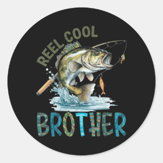 Adesivo Reel Cool Brother Mothers Day Fishing Lovers