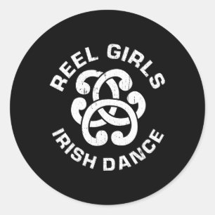 Adesivo Reel Girls Irish Dance Dancer Engraçado Irish Danc
