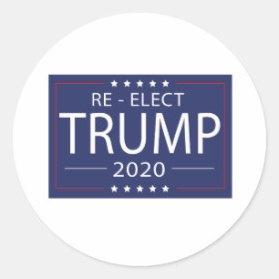 Adesivo Reeleger Trump 2020