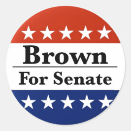 Adesivo Reeleita Sherrod Brown para o Senado dos EUA 2024