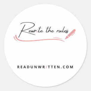 Adesivo Reescrever as Regras