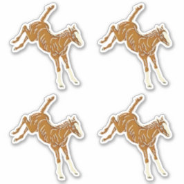 Adesivo Refeição de Cavalo Congelante - multicor transpare