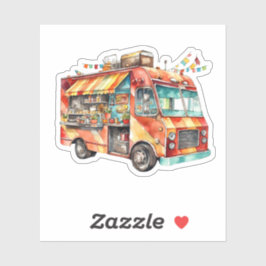 Adesivo Refeições de caminhão de comida sobre rodas