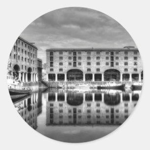 Adesivo Reflexões de Albert Dock Liverpool