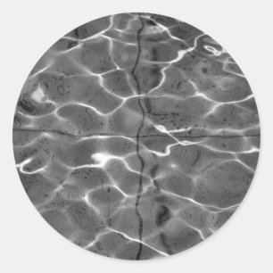 Adesivo Reflexões Leves Na Água: Preto E Branco