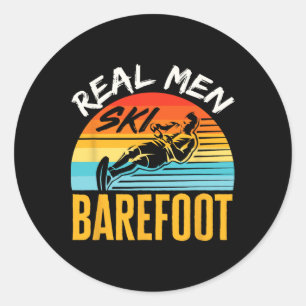 Adesivo Refoot Water Skier Skier Funny Real Men Esquiar Re