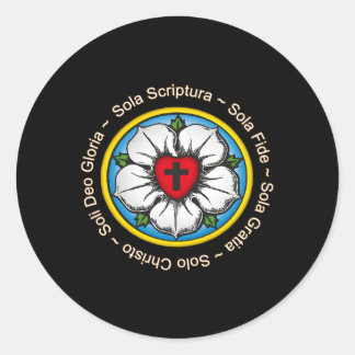 Adesivo Reformação Luterana Rosa Luther