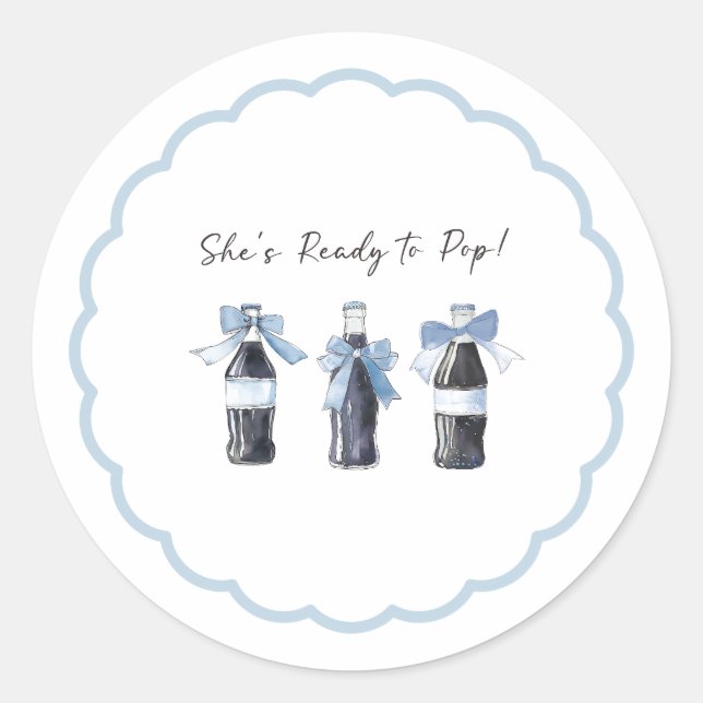 Adesivo Refrigerante Blue Baby Pronto para EXPLODIR! (Frente)