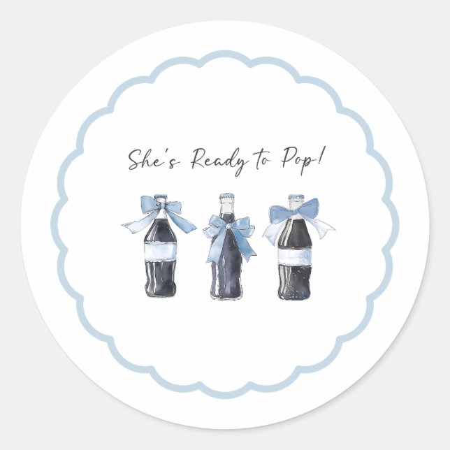 Adesivo Refrigerante Blue Baby Pronto para EXPLODIR! (Frente)