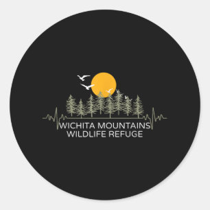 Adesivo Refúgio de Vida Selvagem das Montanhas Wichita Hea