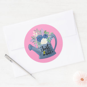 Adesivo Regador Floral Rosa Just Bee Kind Positividade