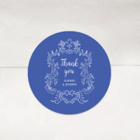 Regal Blue | Vintage Casamento-Quadro Barroco