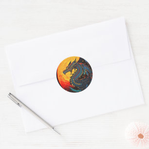 Adesivo Regal Dragon Moon Sticker - Poder Mítico!