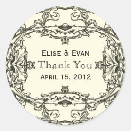 Adesivo Regal Elegance Obrigado, Stickers