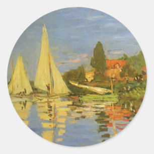 Adesivo Regata em Argenteuil por Claude Monet