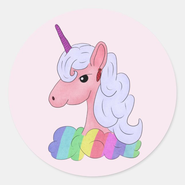 Adesivo Regenbogeneinhorn (Frente)