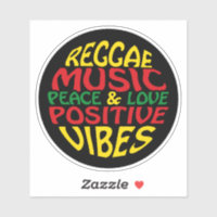 Reggae design com declarações e citações positivas