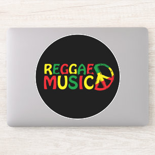 Adesivo Reggae Music design, reggae art