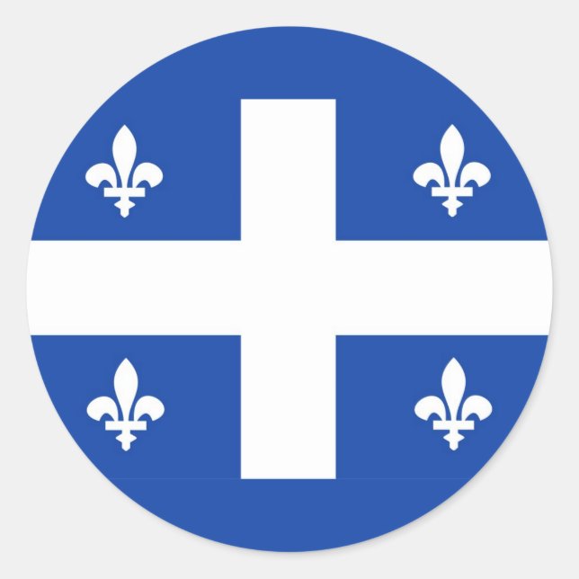 Adesivo região do Quebec - região do Canadá (Frente)