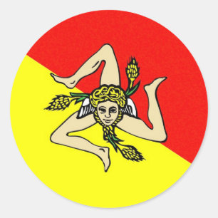 Adesivo Região Sicília pavilhão itália sicilia