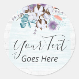 Adesivo Região Sul de Algodão Boll Farmhouse De Madeira Ru