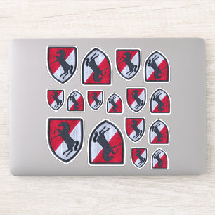 Adesivo Regimento de Cavalaria 11 blindado de Fort Meade