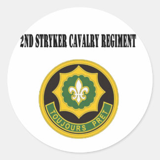 Adesivo Regimento de Cavalaria do segundo Stryker