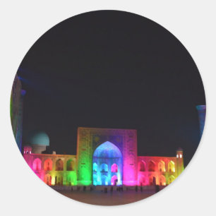 Adesivo Registan Square Samarkand On Night Sticker