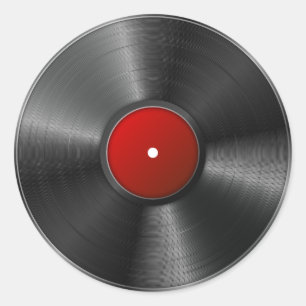 Adesivo Registro de vinil isolado