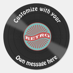Adesivo Registro de vinil personalizado